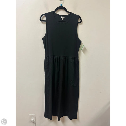 Dress Casual Midi By J. Crew In Black, Size: Xl