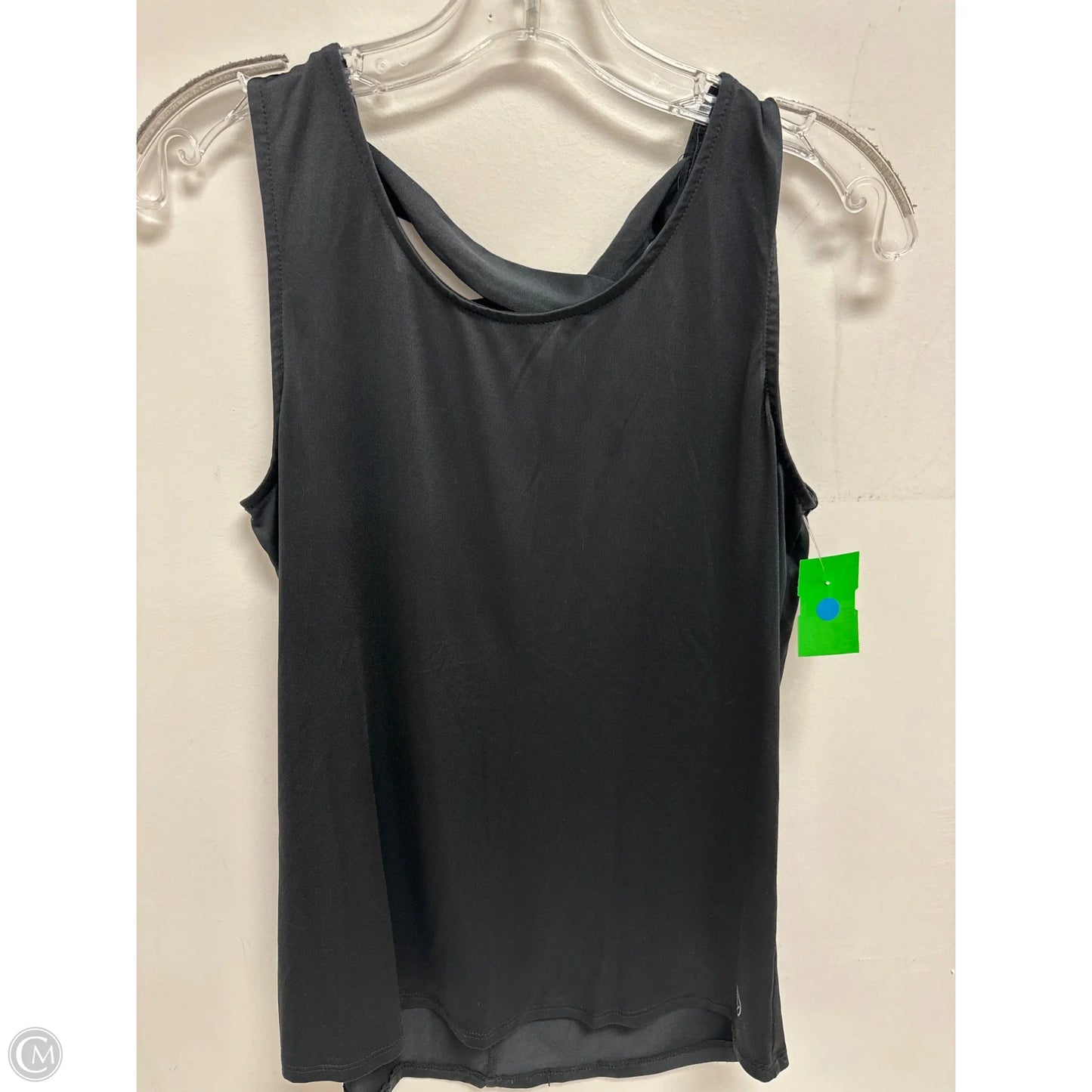 Athletic Tank Top By Adrienne Vittadini In Black, Size: S