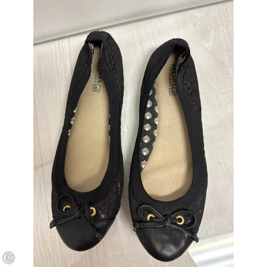 Shoes Flats By Sperry In Black, Size: 9.5