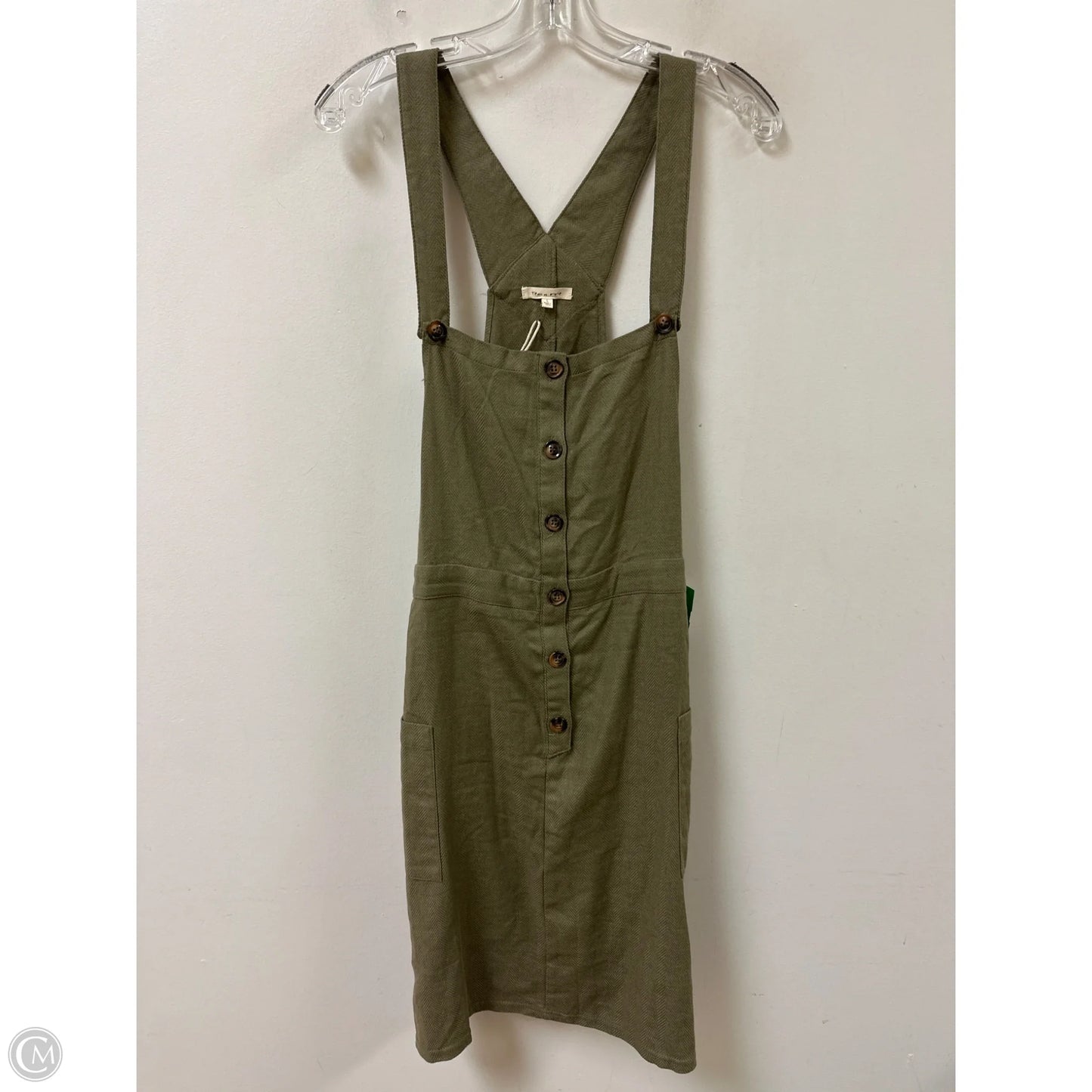 Dress Casual Short By Tea N Rose In Green, Size: L