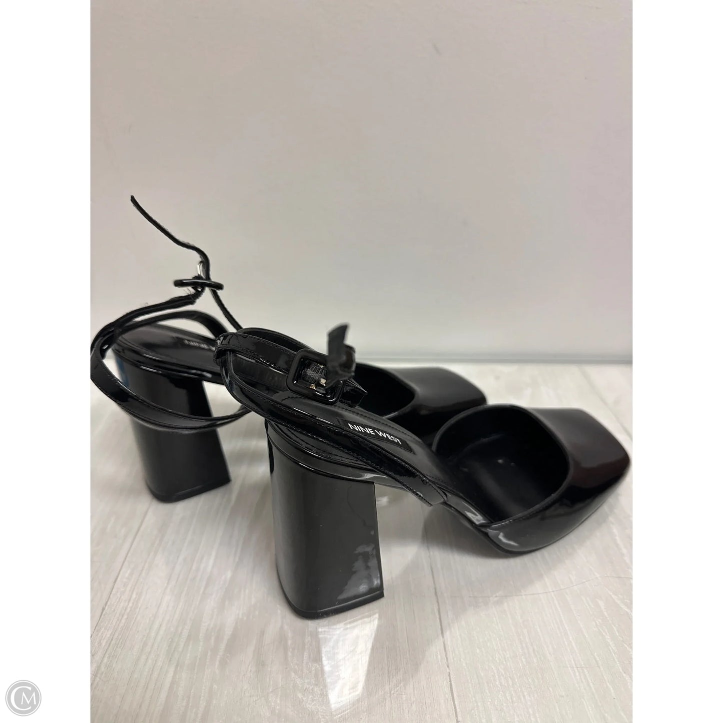Shoes Heels Block By Nine West In Black, Size: 11