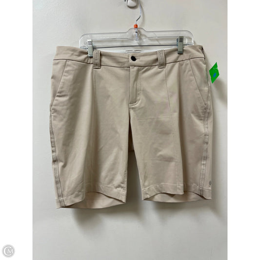 Athletic Shorts By Lululemon In Cream, Size: 12