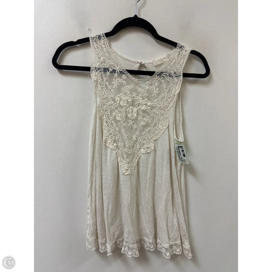 Top Sleeveless By Altard State In Cream, Size: Xs