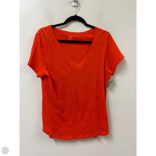 Top Short Sleeve By Old Navy In Orange, Size: M