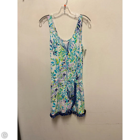 Dress Designer By Lilly Pulitzer In Blue & Green, Size: Xs