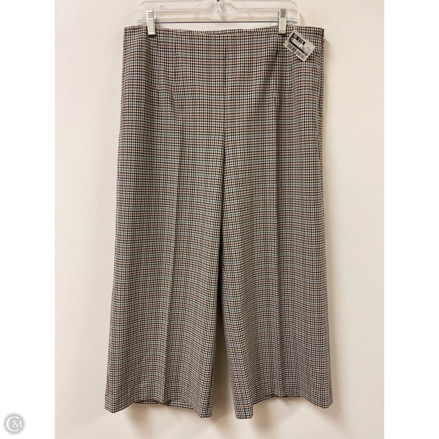 Pants Wide Leg By Loft In Blue & Brown, Size: 12