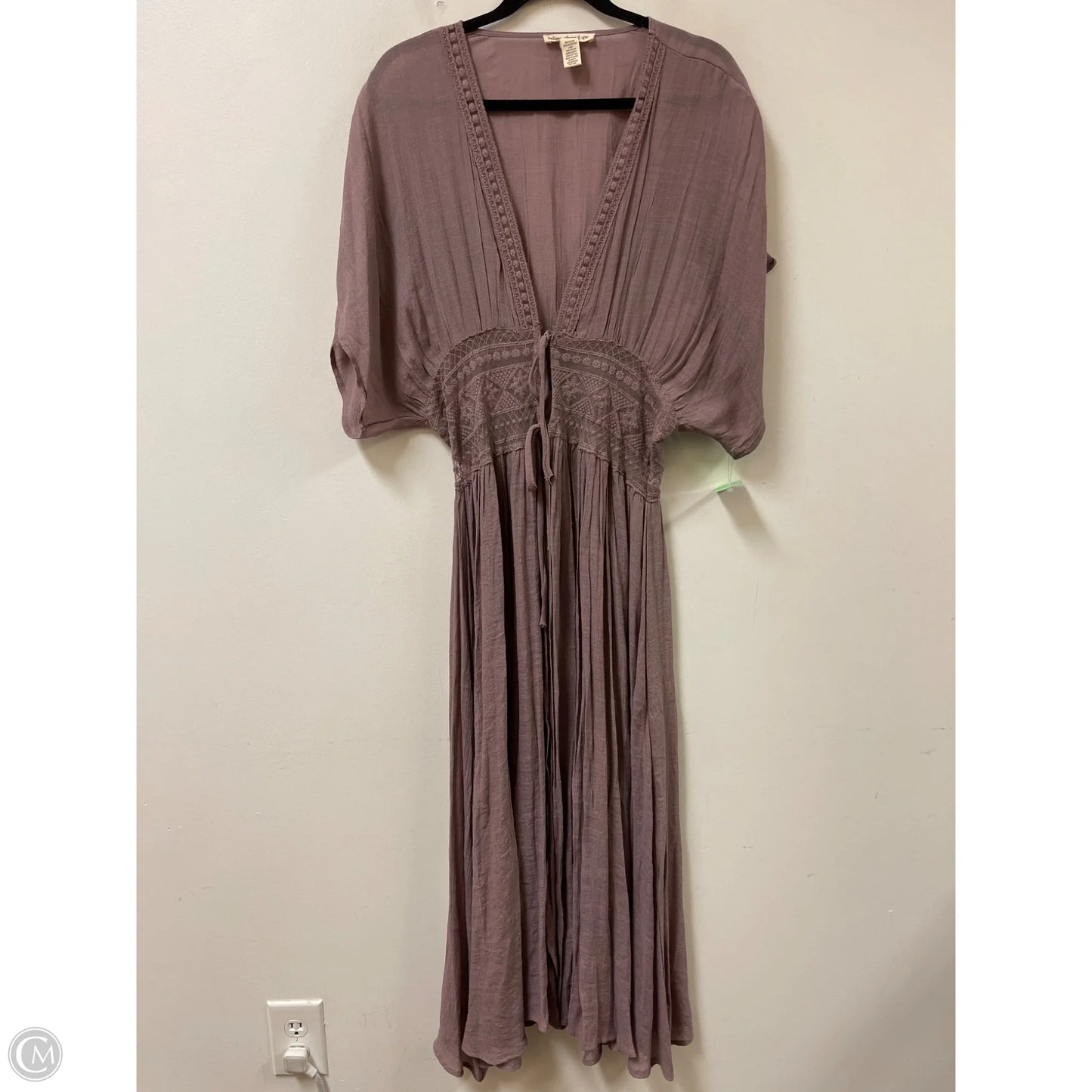 Kimono By Indigo Thread In Brown, Size: L
