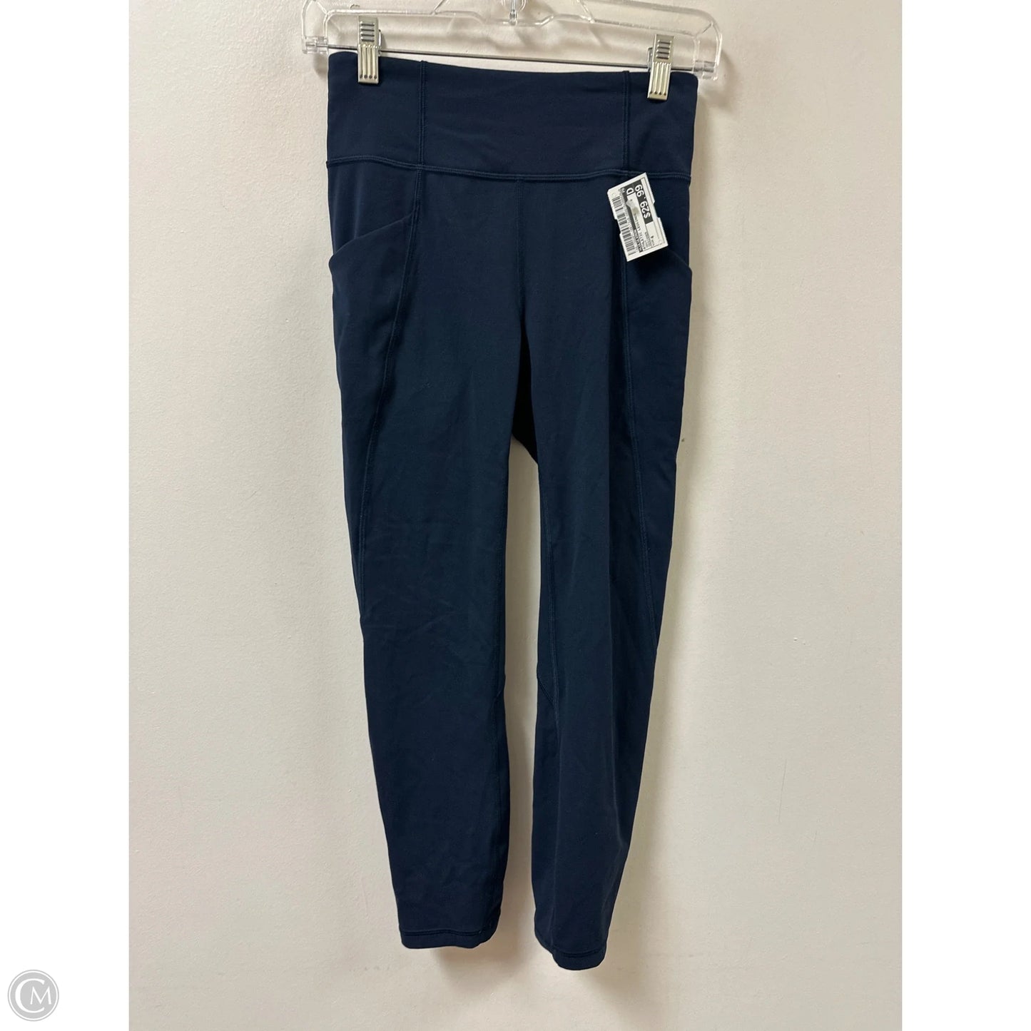 Athletic Leggings By Lululemon In Navy, Size: 4