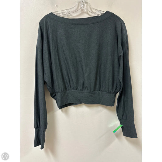 Athletic Top Long Sleeve Crewneck By Old Navy In Grey, Size: Sp
