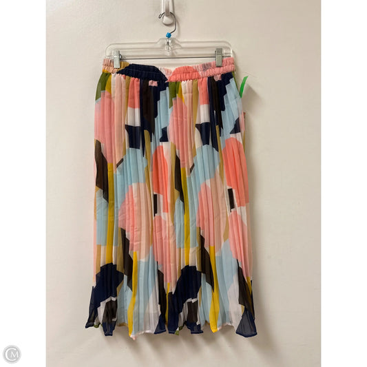 Skirt Midi By Clothes Mentor In Multi-colored, Size: 8