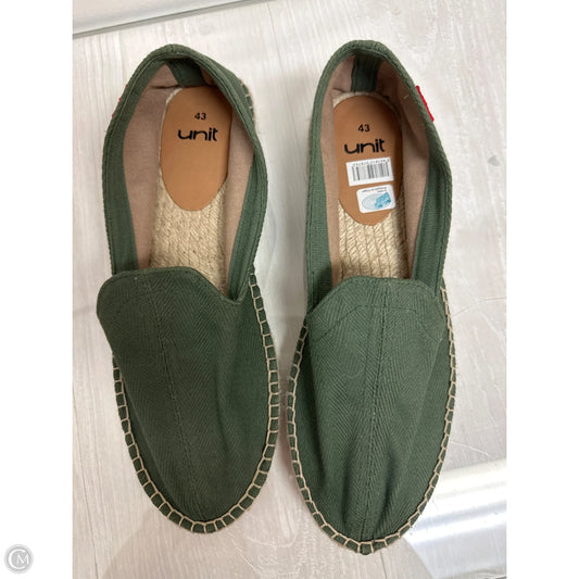 Shoes Flats By Clothes Mentor In Green, Size: 12