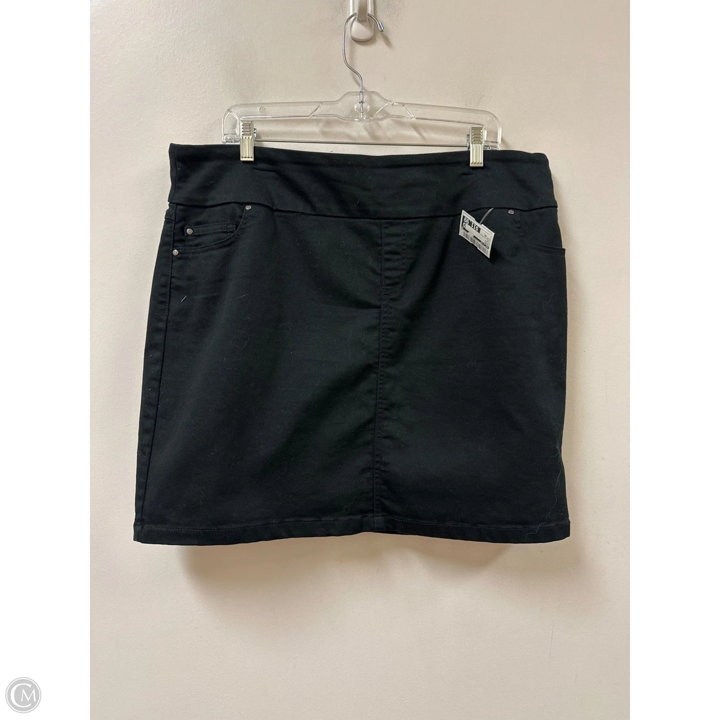 Skort By Sc & Co In Black, Size: 18