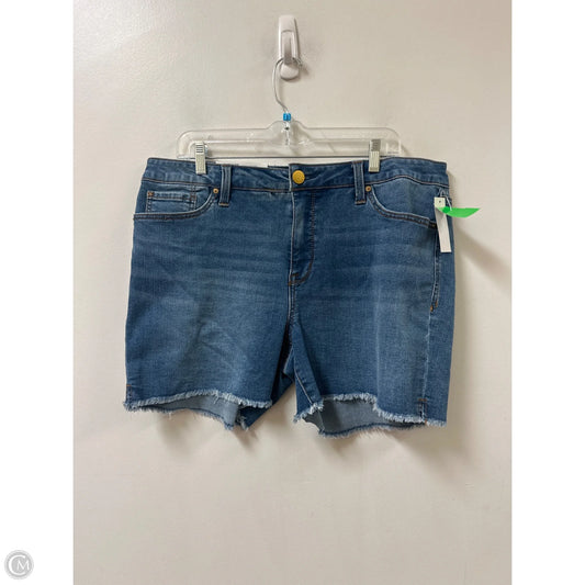 Shorts By Seven 7 In Blue Denim, Size: 16