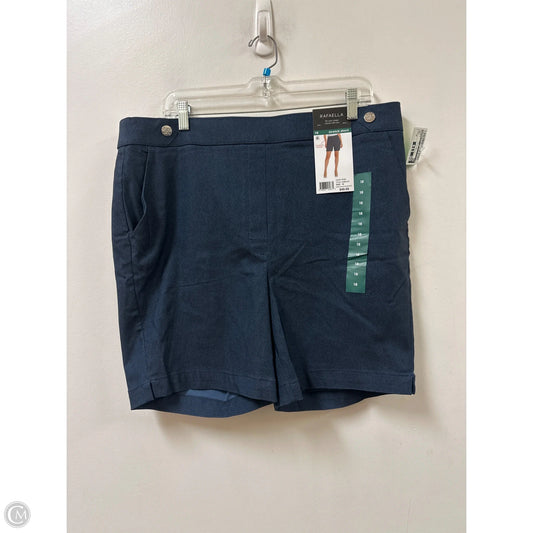 Shorts By Rafaella In Navy, Size: 18
