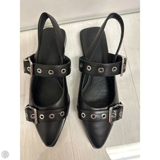 Shoes Flats By Quince In Black, Size: 9