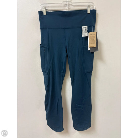 Athletic Leggings By Athleta In Blue, Size: M