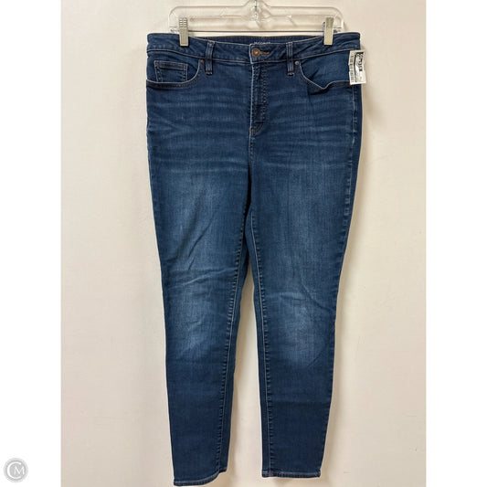 Jeans Skinny By Chicos In Blue Denim, Size: 8