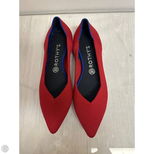 Shoes Flats By Rothys In Red, Size: 9.5