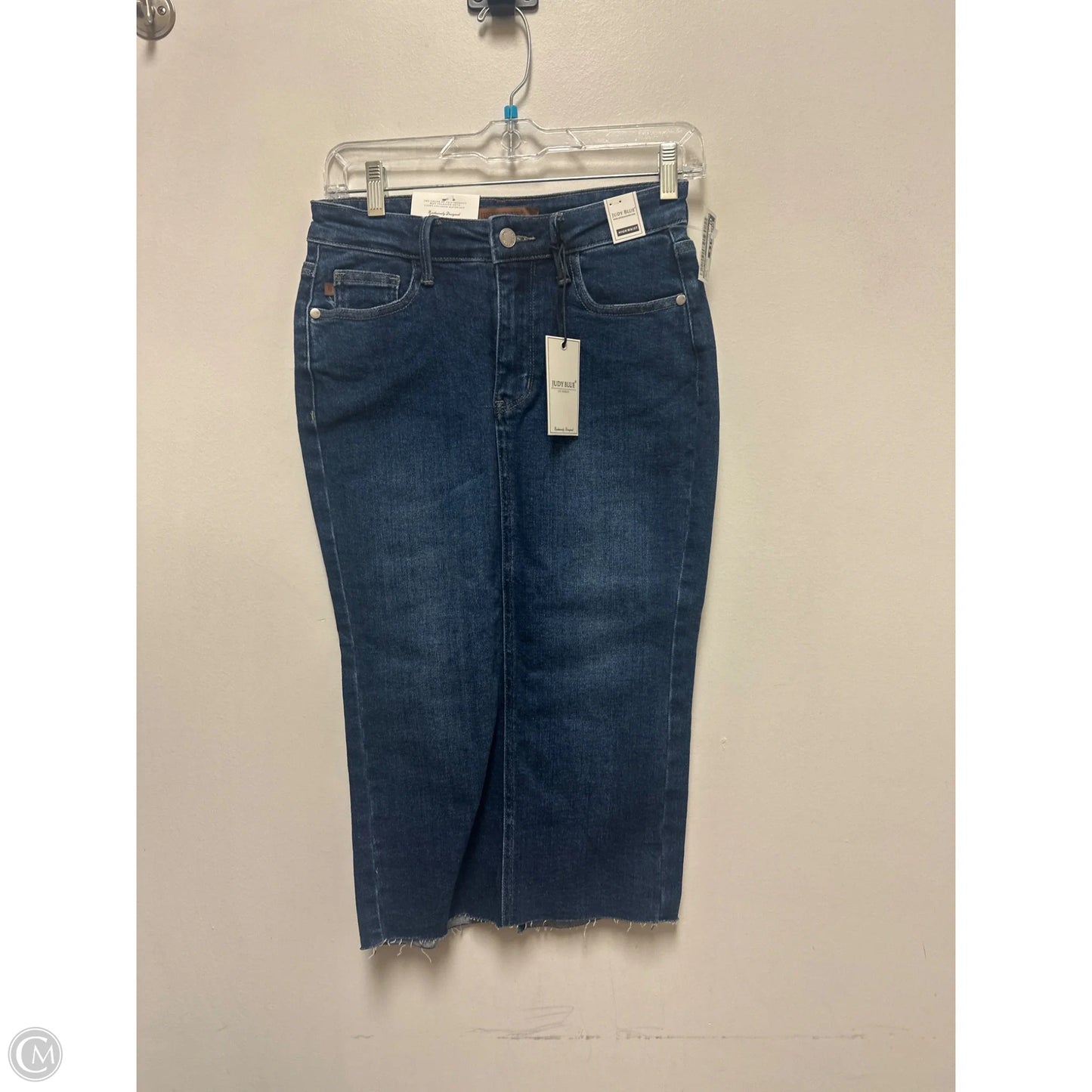 Skirt Midi By Judy Blue In Blue Denim, Size: 4