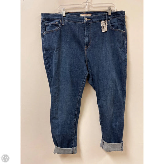 Jeans Skinny By Levis In Blue Denim, Size: 20