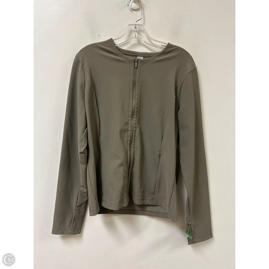 Athletic Jacket By Victorias Secret In Brown, Size: Xl