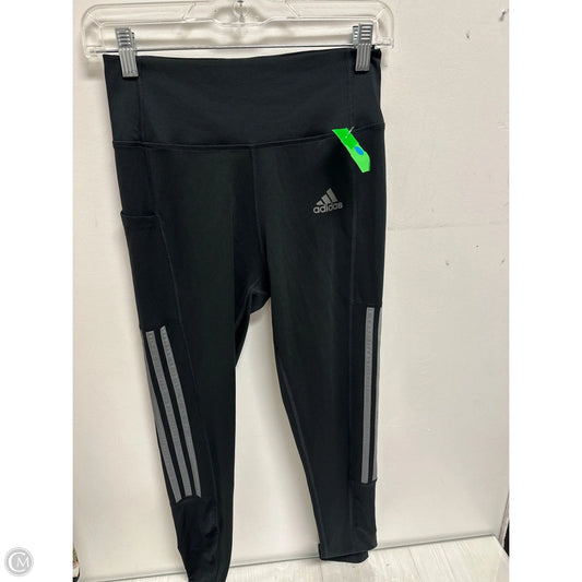 Athletic Leggings By Adidas In Black, Size: S