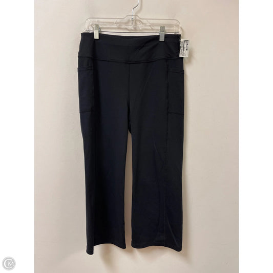 Athletic Leggings By Skechers In Black, Size: L