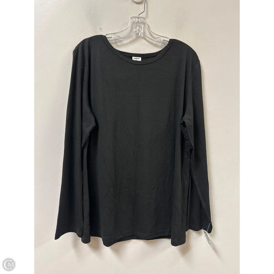 Top Long Sleeve By Clothes Mentor In Black, Size: Xl