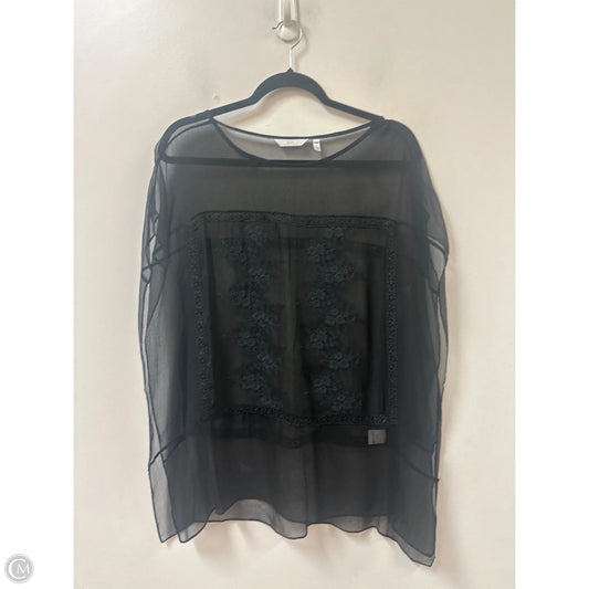 Top Short Sleeve By Clothes Mentor In Black, Size: L