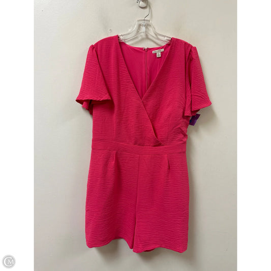 Romper By Cato In Pink, Size: Xl