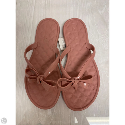 Sandals Flip Flops By Clothes Mentor In Pink, Size: 6.5
