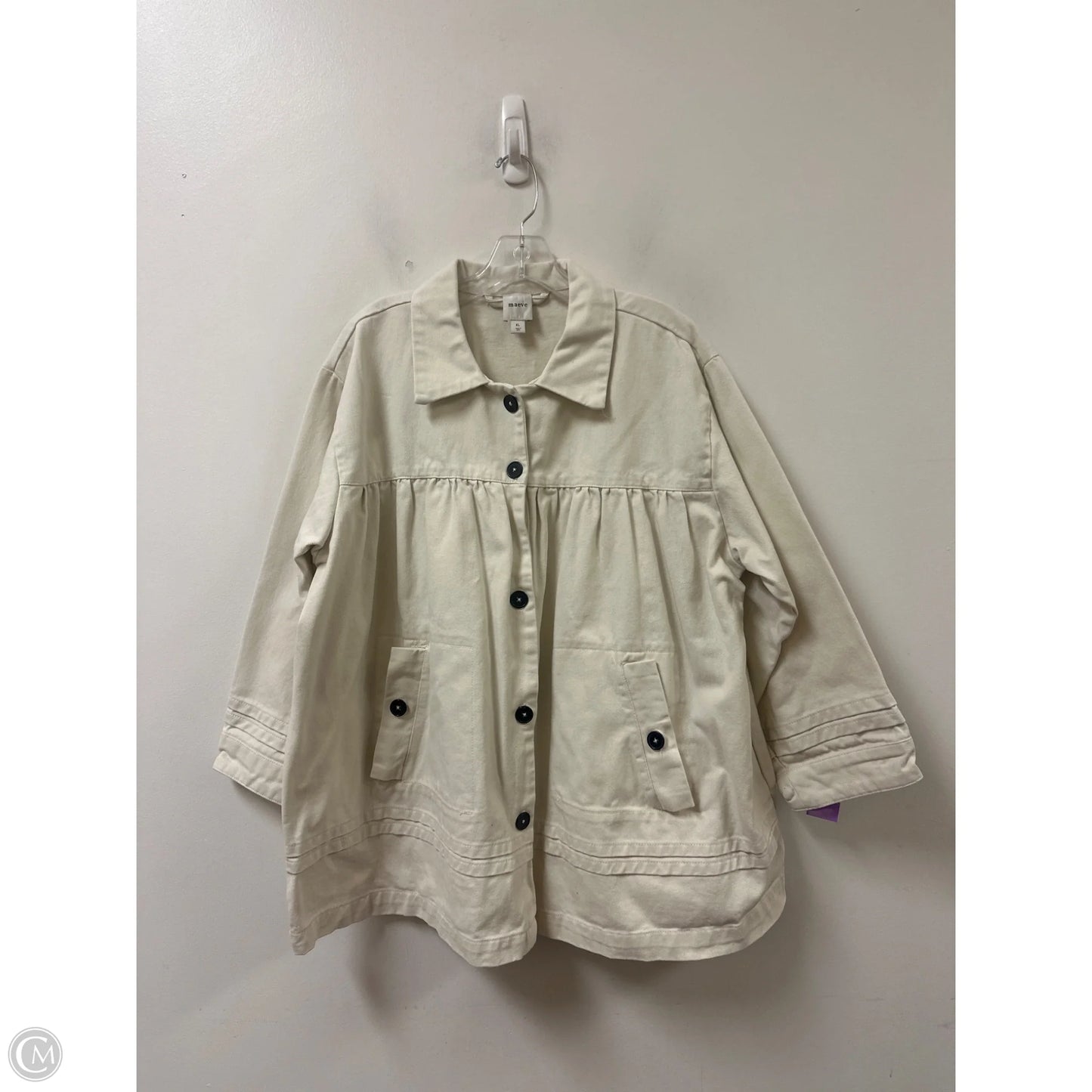Jacket Other By Maeve In Cream, Size: Xl