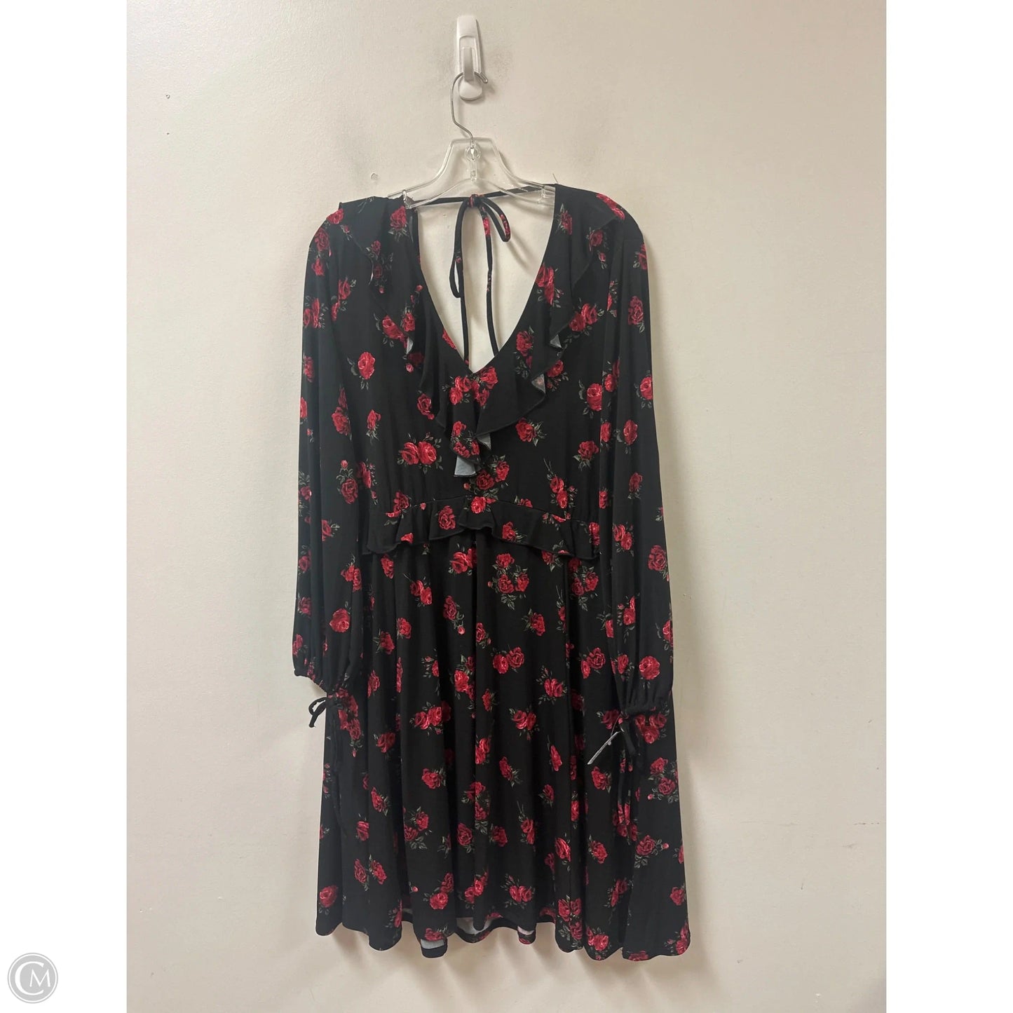 Dress Casual Short By Torrid In Black & Red, Size: 2x