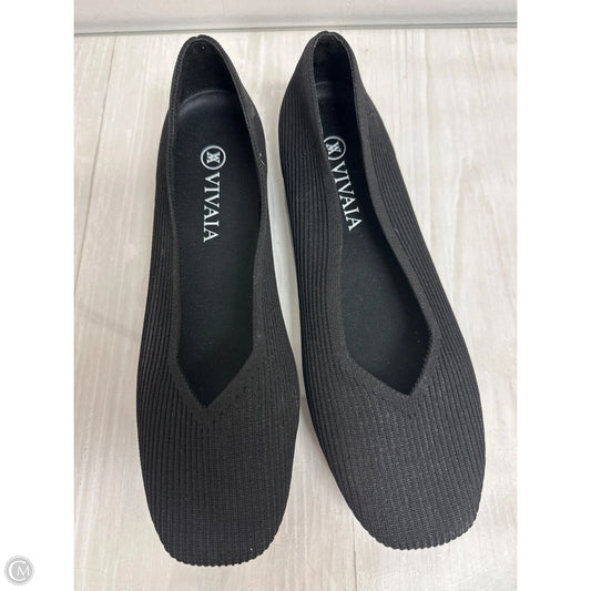 Shoes Flats By Vivaia In Black, Size: 9.5