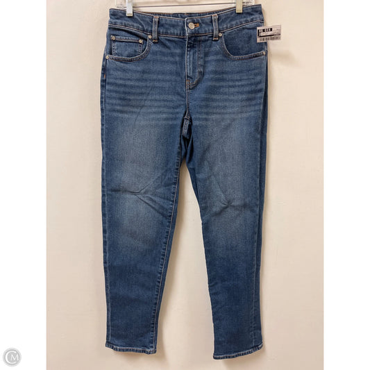 Jeans Straight By Talbots In Blue Denim, Size: 4