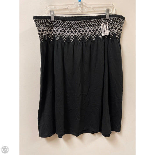 Skirt Mini & Short By J. Jill In Black & White, Size: 16