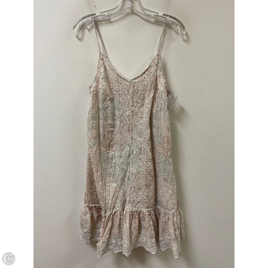 Dress Casual Short By Rachel Zoe In Green & Pink, Size: L