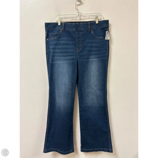 Jeans Wide Leg By Gloria Vanderbilt In Blue Denim, Size: 16