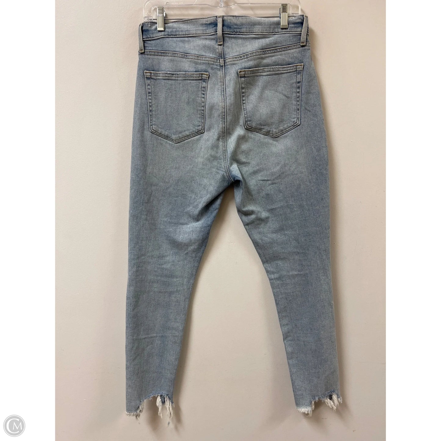 Jeans Skinny By Loft In Blue Denim, Size: 10