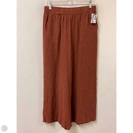 Pants Wide Leg By Clothes Mentor In Brown, Size: 8