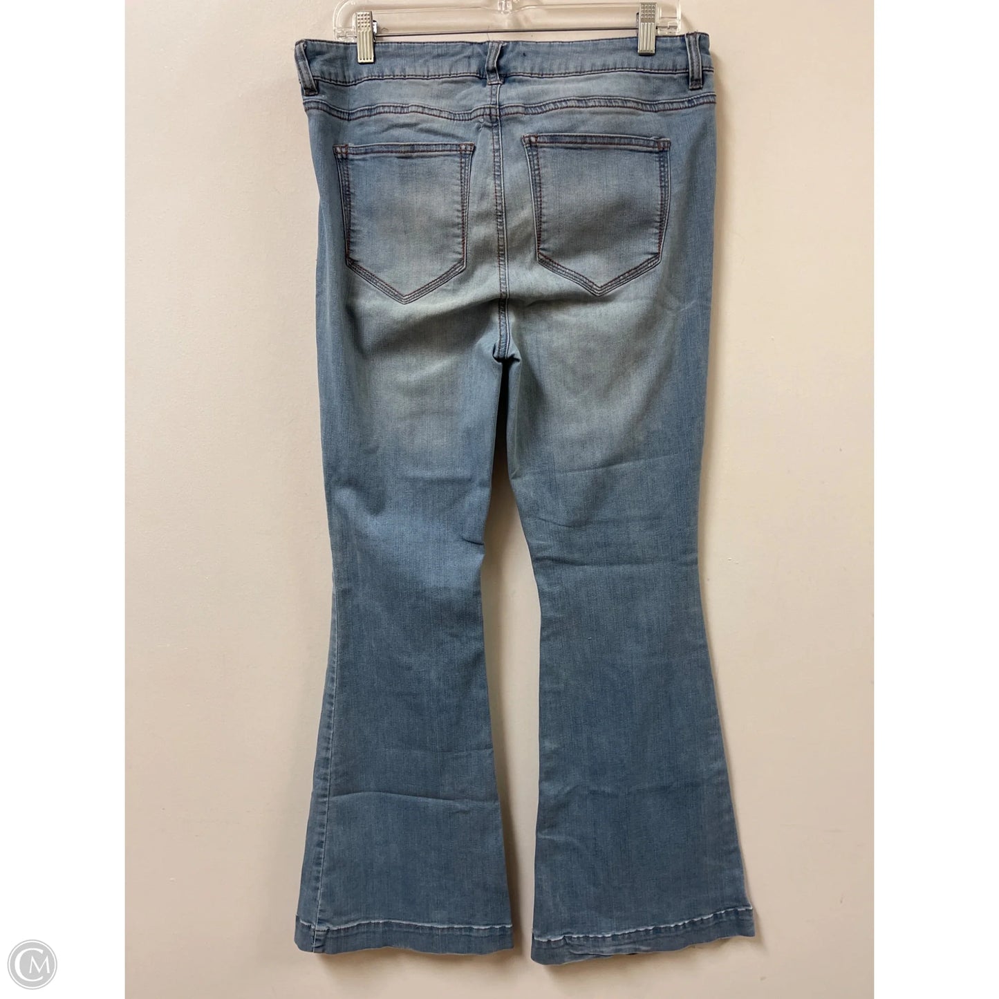 Jeans Flared By Refuge In Blue Denim, Size: 16