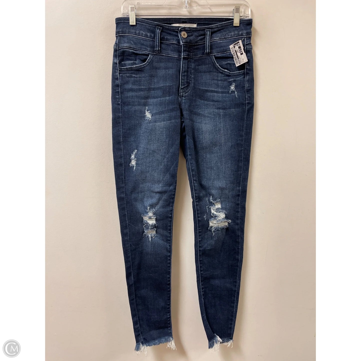 Jeans Skinny By Kancan In Blue Denim, Size: 6