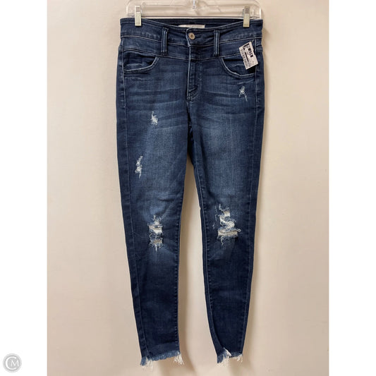 Jeans Skinny By Kancan In Blue Denim, Size: 6