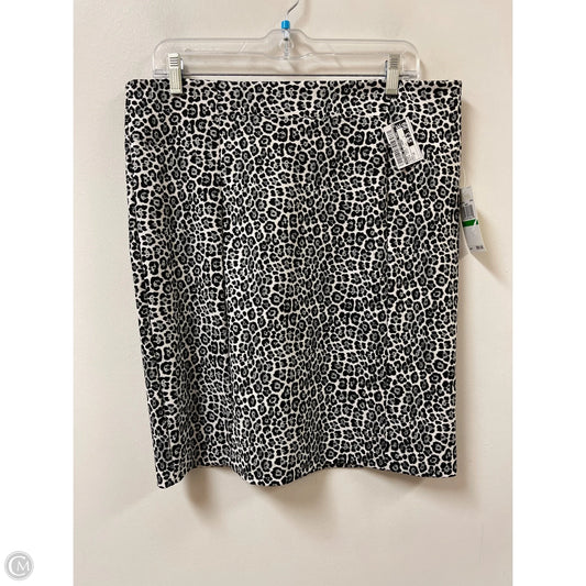 Skirt Mini & Short By Michael By Michael Kors In Animal Print, Size: 12
