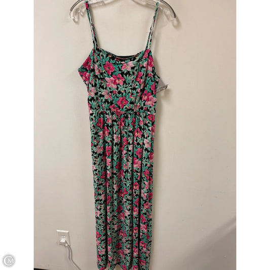 Dress Casual Maxi By Lily Rose In Floral Print, Size: 1x