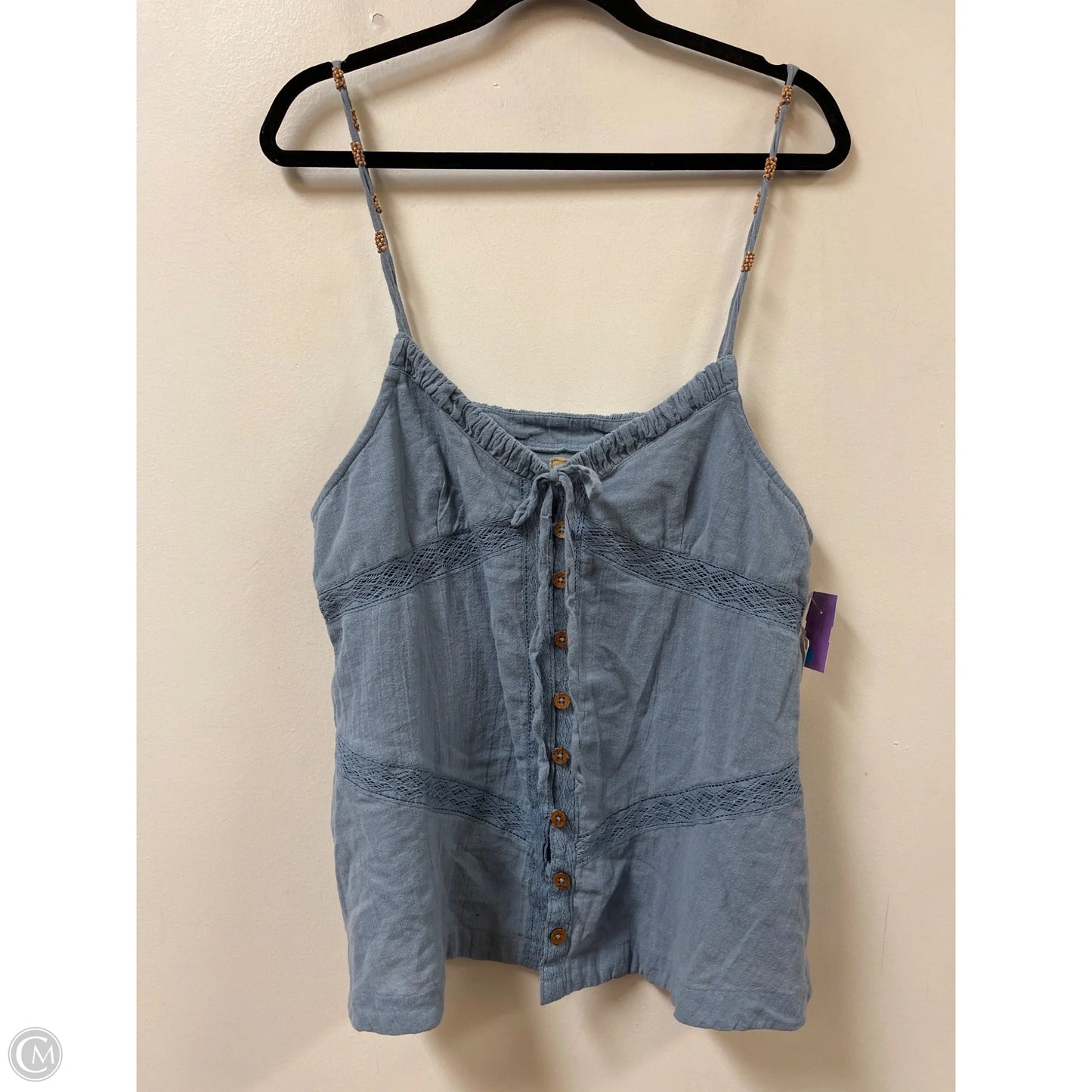 Top Sleeveless By Free People In Blue, Size: L
