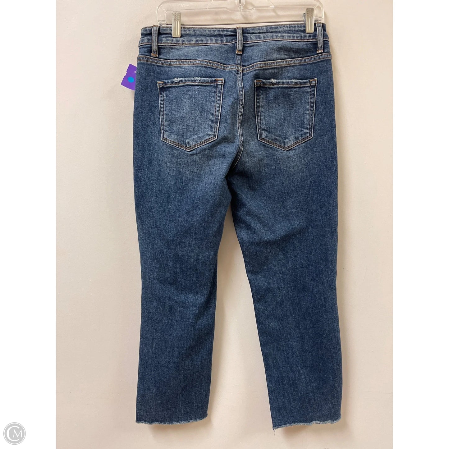 Jeans Straight By Vervet In Blue Denim, Size: 8