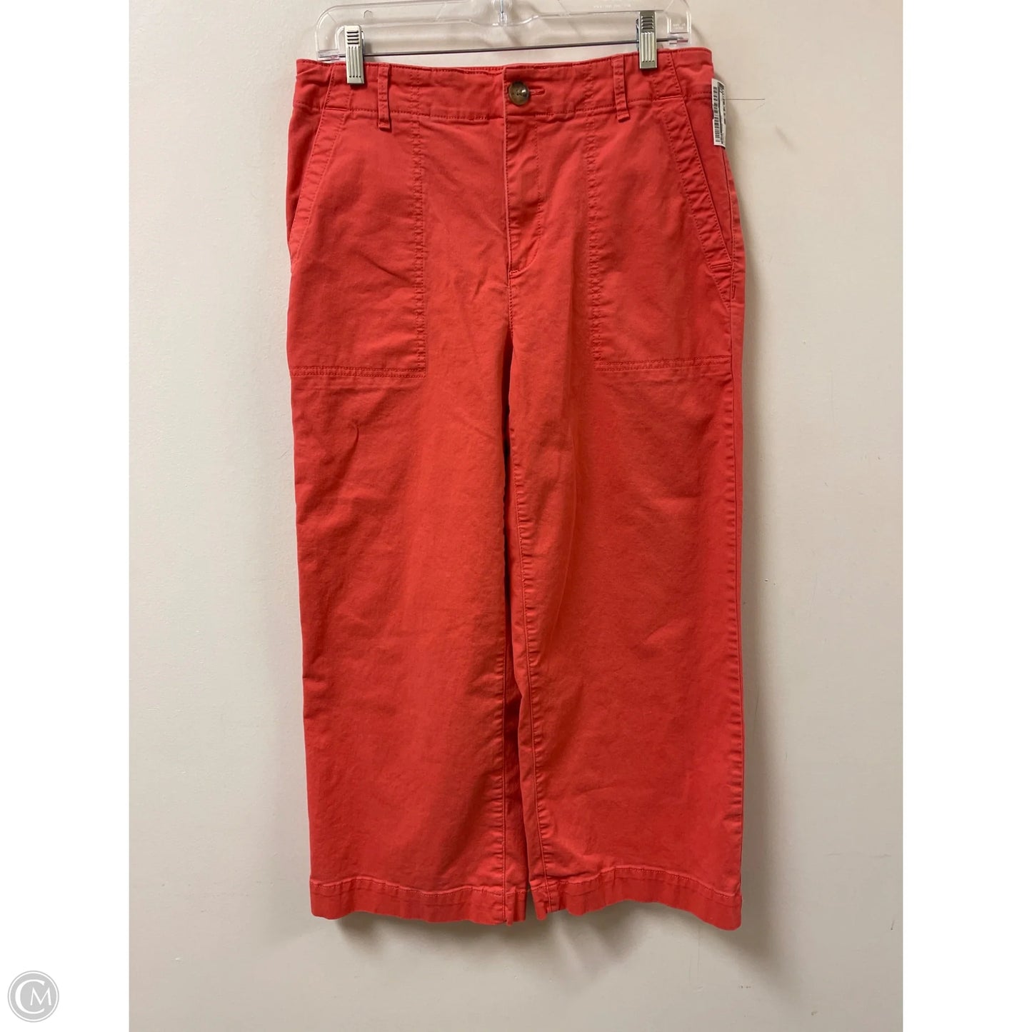 Pants Wide Leg By Loft In Orange, Size: 8