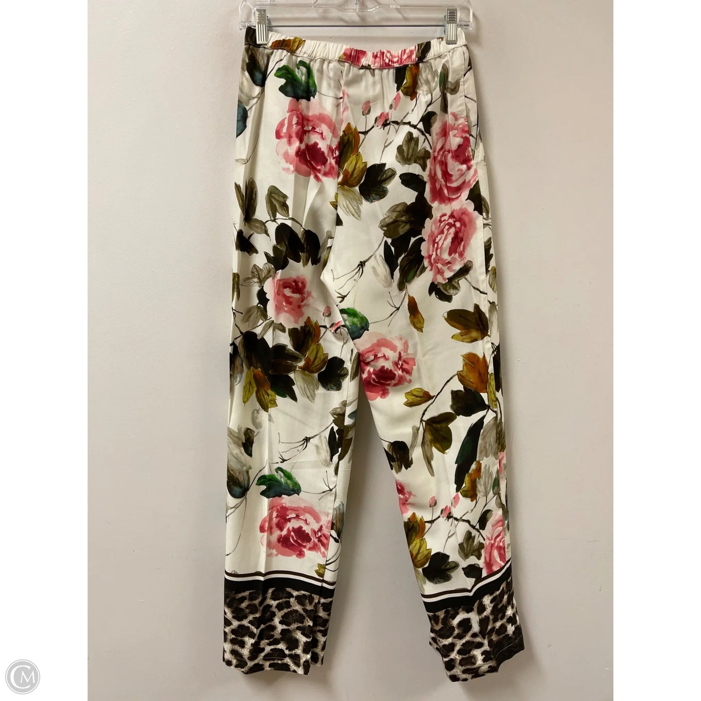 Pants Wide Leg By Sharon Young In Floral Print, Size: 4