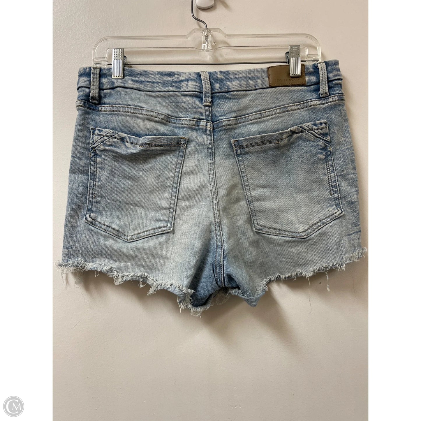 Shorts By Buckle Black In Blue Denim, Size: 12